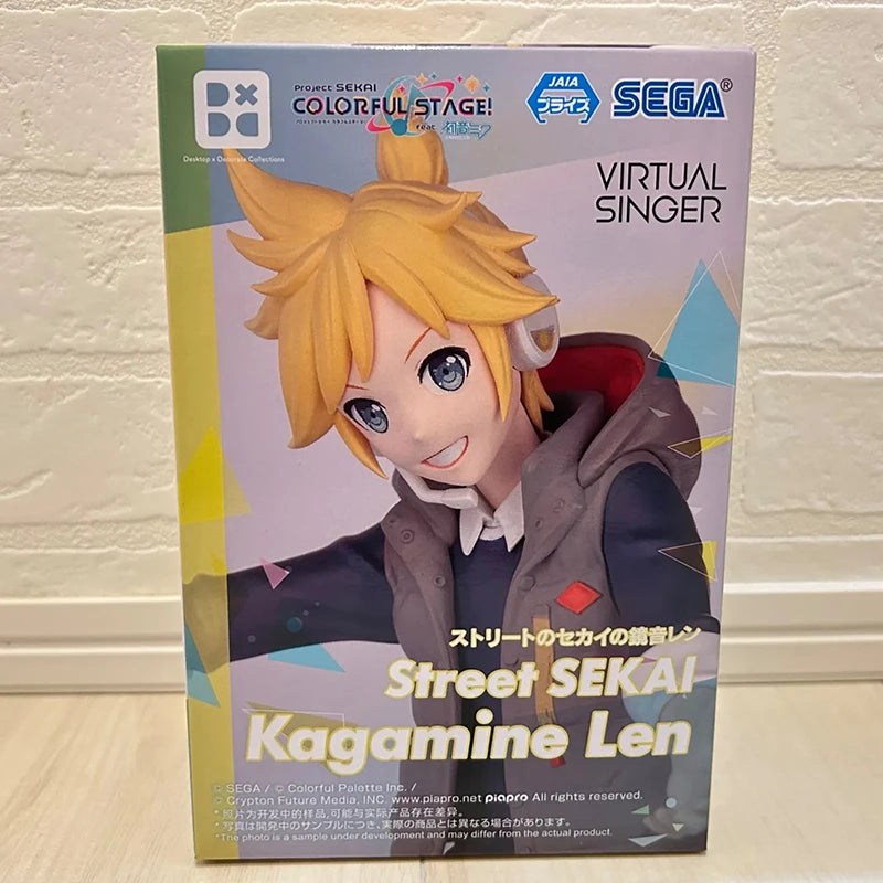 In Stock SEGA Desktop×Decorate Collections HATSUNE MIKU KAITO MEIKO Megurine Luka  Kagamine Len & Rin PVC Anime Figures Toy