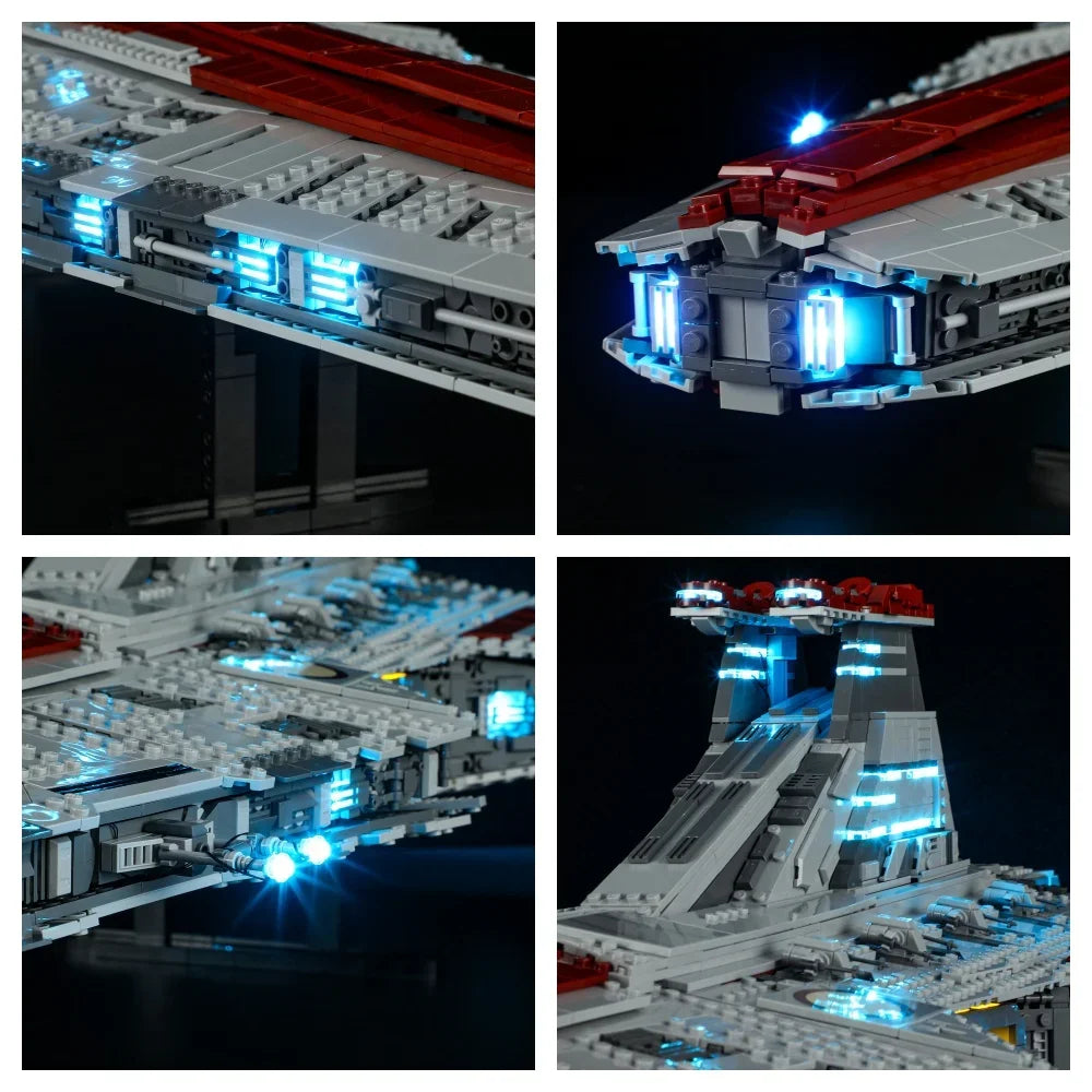 Ship From Italy Lighting For LEGO 75367 Venator-Class Republic Attack Cruiser Not Include Building Block(Only Led Light Kit)