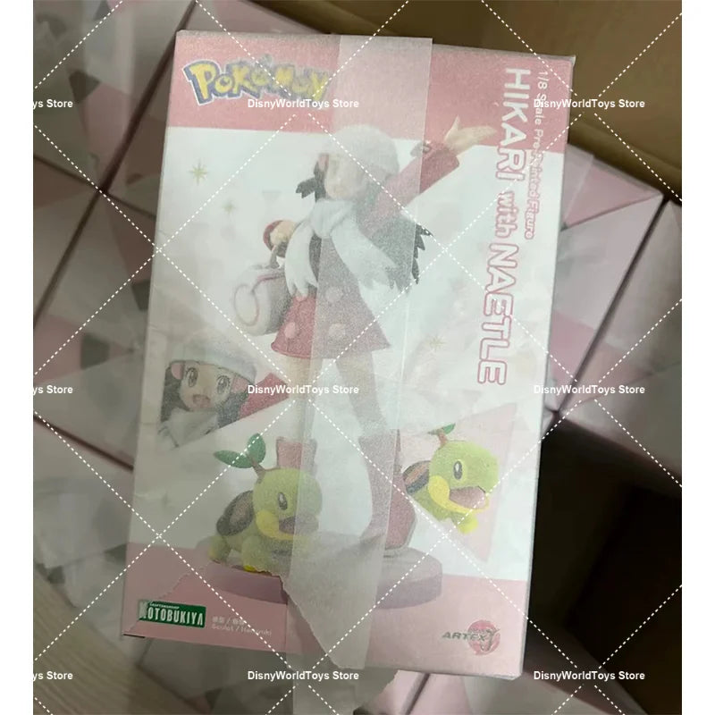 100% Original Kotobukiya ARTFX J Pokemon Series Dawn With Turtwig 1/8 In Stock Anime Collection Action Figures Model Toys