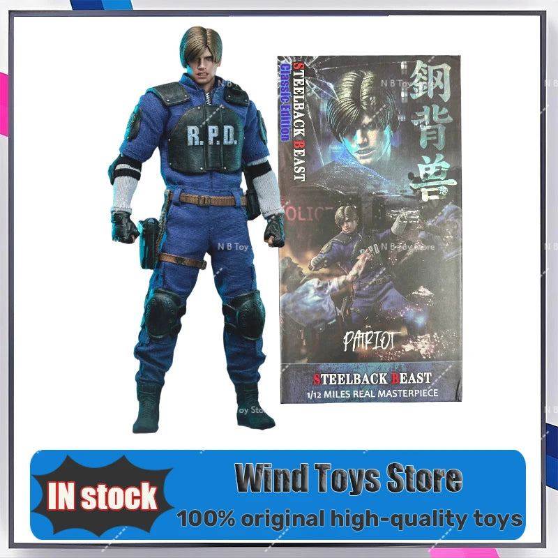 Resident Evil Collectable Figure: Leon S. Kennedy Limited Edition 1/12 Character Miles Patriot Studio's Steelback Beast Series