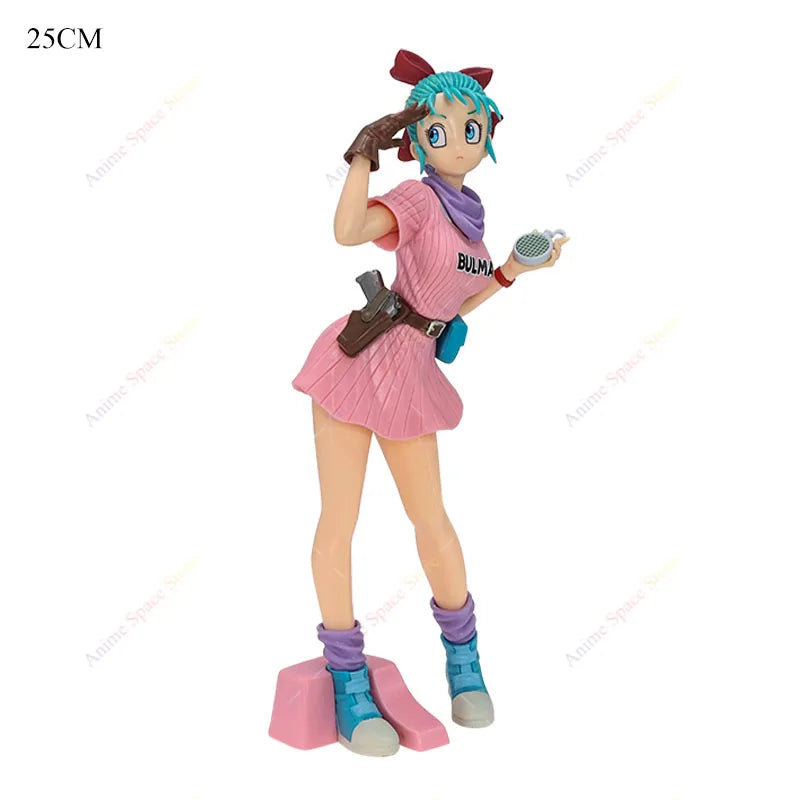 Dragon Ball Z Bulma Handheld Radar Figur Spielzeug Anime Bulma Glitter &amp; Glamours Actionfiguren Sammlermodell Puppe PVC Ornament