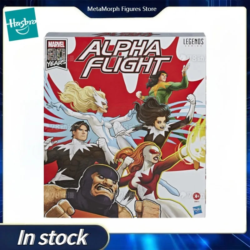 Original Hasbro Marvel Legends Series ALPHA FLIGHT Shaman/Snowbird/Aurora/Northstar/Vindicator/Puck Anime Figure Toy