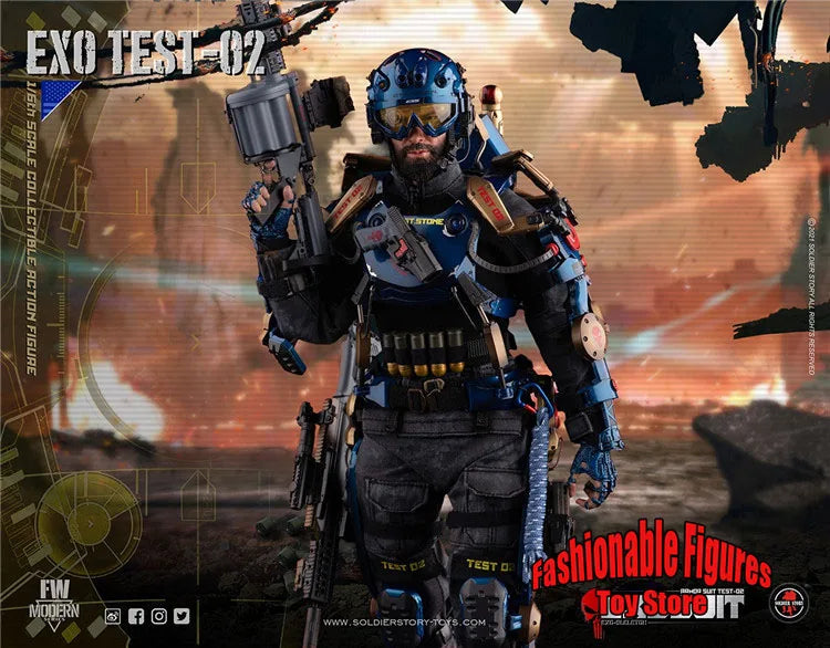 SoldierStory SS125 1/6 Military Combat Doll Exoskeleton Armored Test-02 12Inch Men Soldier Action Figure Model Collection
