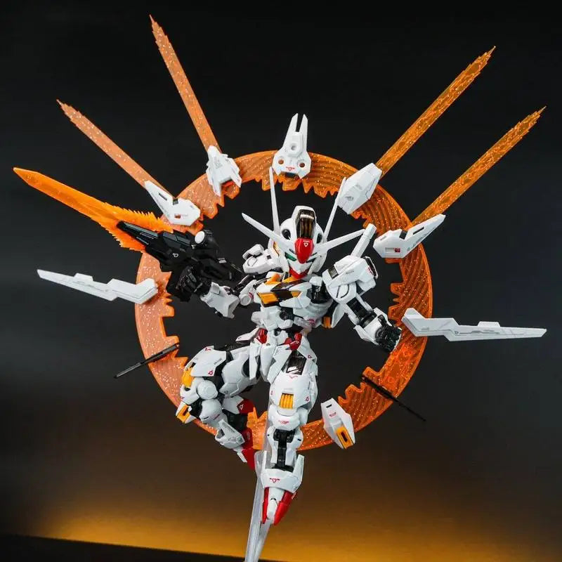SUPA MGSD Q Version Aerial The Witch From Mercury Assembly Model Kit Yellow Mobile Suit Collectible Action Figure Boy Toy Gift