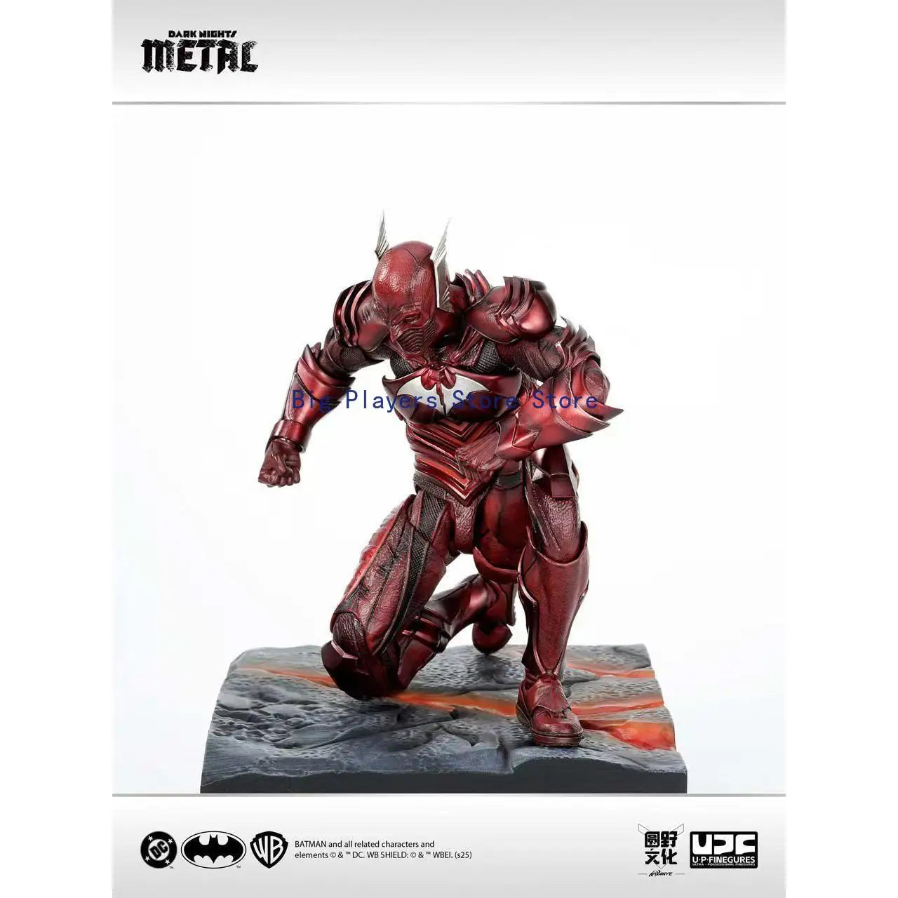 In Stock U·P·FINEGURES DC Dark Night: Metal Red Death Finished Model