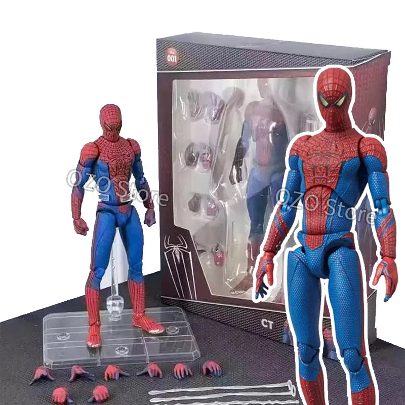In Stock Ct Toys Spiderman Mafex 143 Ben Reilly Comic Ver The Amazing Spider-Man 001 Anime Action Figure Figurine Toys Kids Gift