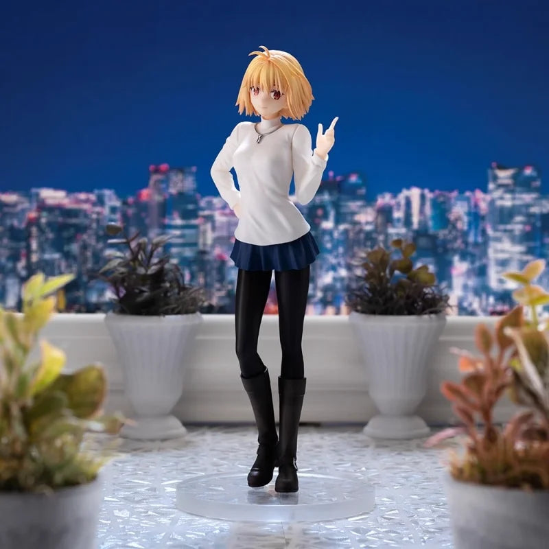 Auf Lager Original SEGA Tsukihime A Piccc of Blue Glass Moon Luminasta Arcueid Brunestud Anime Figur Modell Sammlerstück Geschenk
