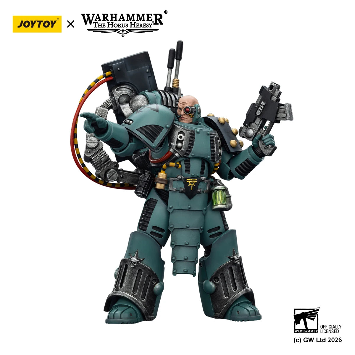 【MT】Pre-sale JOYTOY Warhammer 40K Sons of Horus Tybalt Marr Captain of The 18th Company Siege Breaker 1/18 Action Figure Model