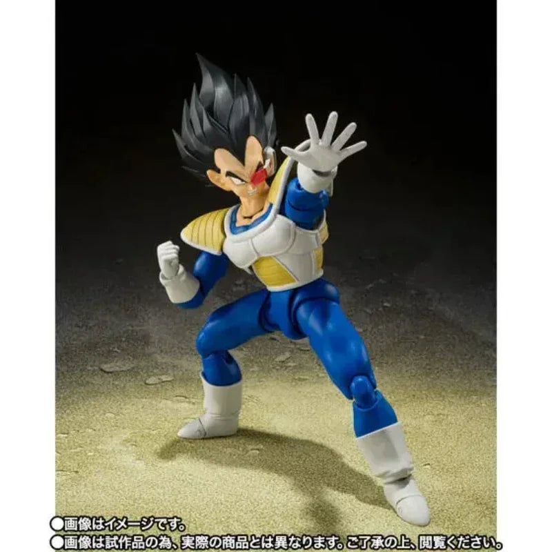 In Stock Bandai Original S.H.Figuarts SHF Dragon Ball VEGETA 24000 POWER LEVEL Action Figure Model Toys