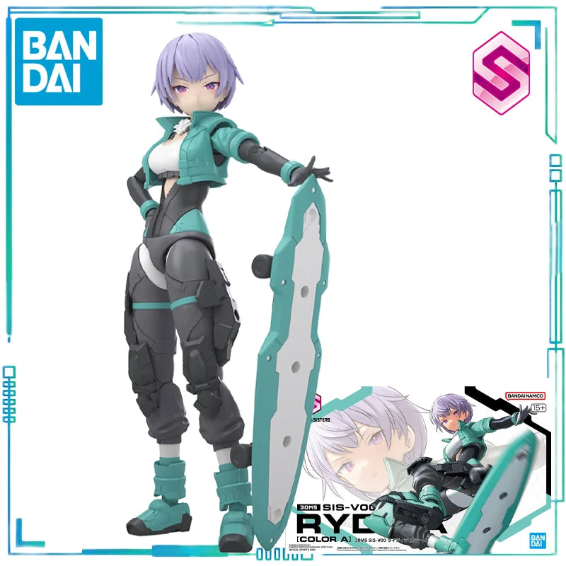 BANDAI SPIRITS Genuine 30 MINUTES SISTERS Series SIS-V00 Ruidira [Color A]，SIS-H00 Seti [Color C] Assembly Model Collection