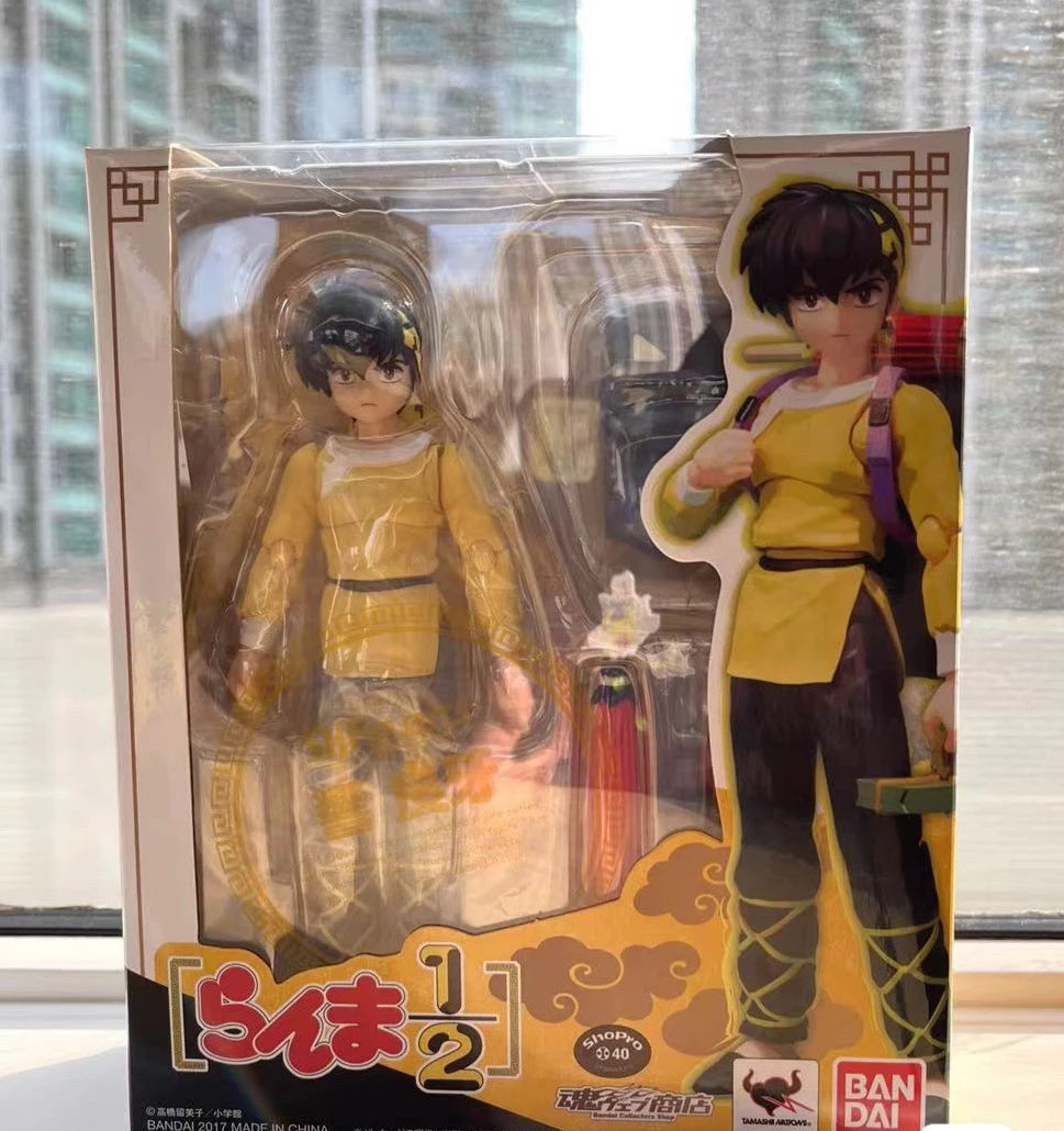 Ranma Original Shf Figuarts Bandai  Anime 15cm Action Figure Tamashii Nations Exclusive  Action Figure Hibiki Ryoga Gift For K
