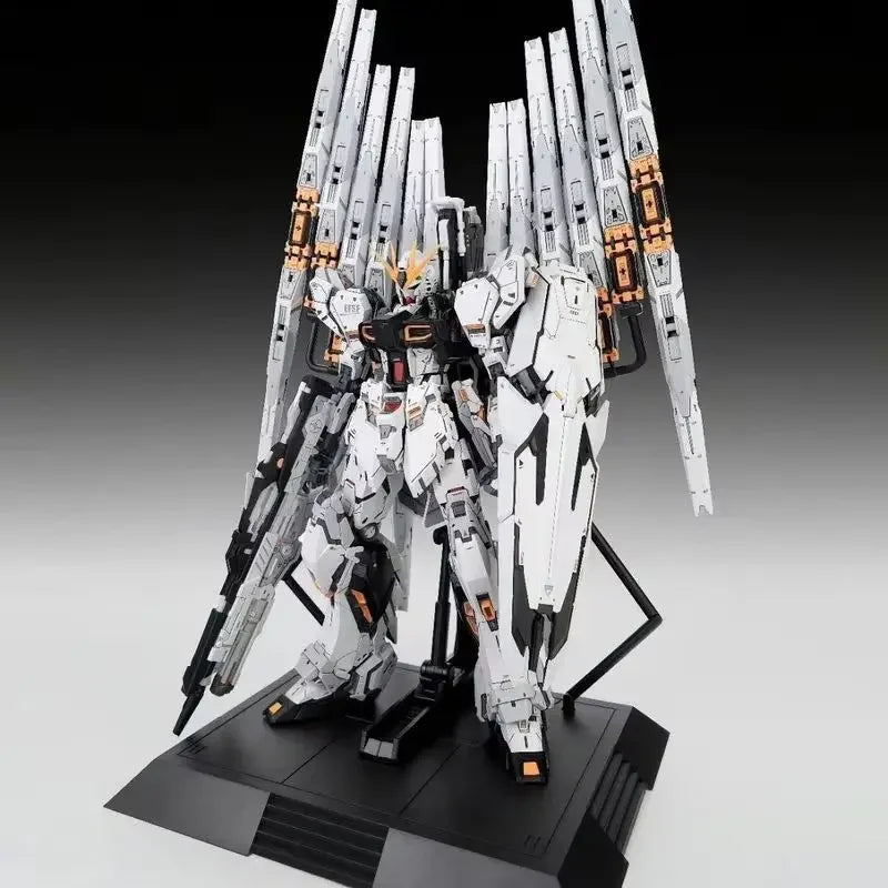 NCZZW RX-93 Assembly Model Kit Nu Fighter Action Figure CMM GK Style Model 1/100 Collection Statue Model Ornament Desk Toy Gifts