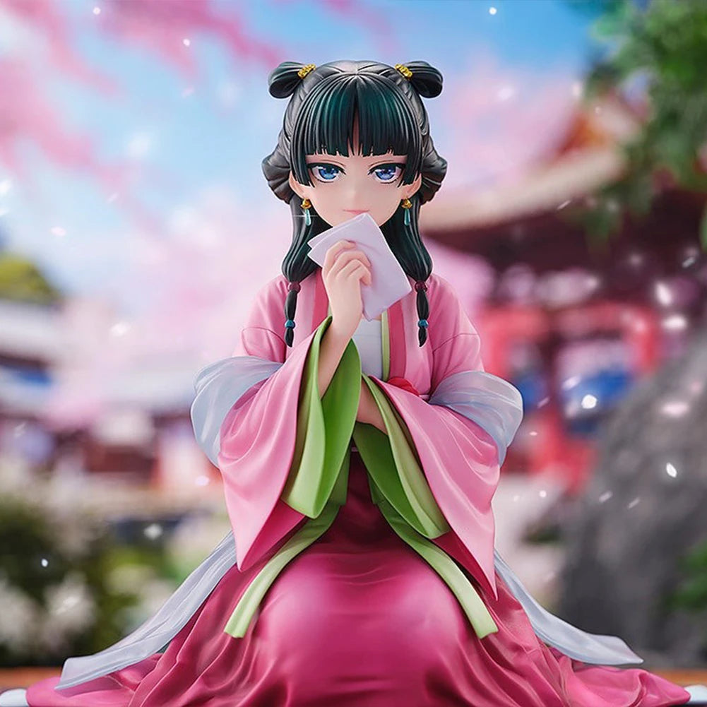 Maomao Anime Figure Maomao action Figure Red long dress Girl statue Model Maomao Figurine Collect Decoration Doll toys Gifts