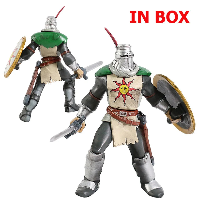19cm Dark Souls Figure Heroes of Lordran Siegmeyer Black Knight Faraam Artorias PVC Figure Dark Souls Figurine Model Kids Toys