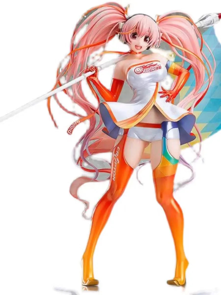 In Stock Original Genuine SUPER SONICO Racing Ver Max Factory 2016 Action Figurine 28cm Anime Figure Model Toys Beauties Doll