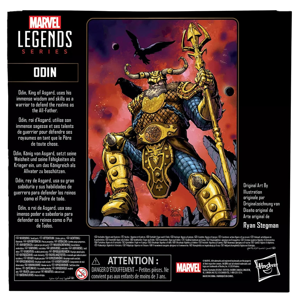 [In-Stock] Hasbro Marvel Legends Series Odin Deluxe 6-Inch-Scale 20.8cm Anime Action Figure Nice Collectible Model Toys