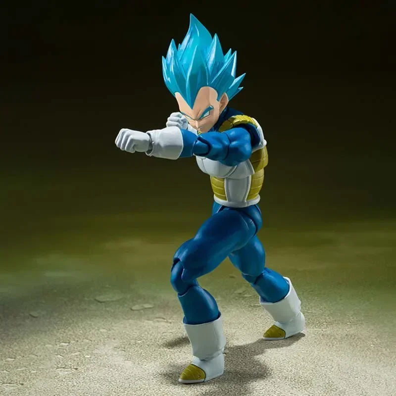 Wholesale Bandai Figure Dragon Ball Anime Figures SHF Super Saiyan God Super Saiyan Blue Vegeta Collection Model Action