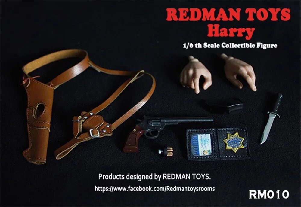 REDMAN TOYS RM010 Male Inspector Dirty Agent Full Set Moveable Action Figure Set Model For Fans Collect 1/6
