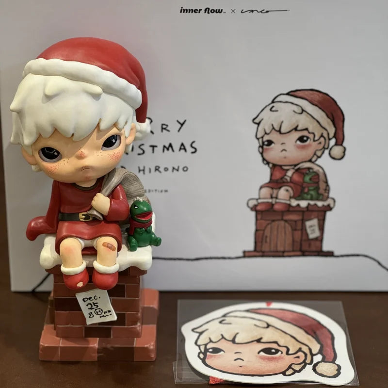 POPMART Hirono Series MERAY CHRISTMAS Figure Blind Box Mystery Box Guess Bag Toys Doll Cute Desktop Ornament Collection Figure