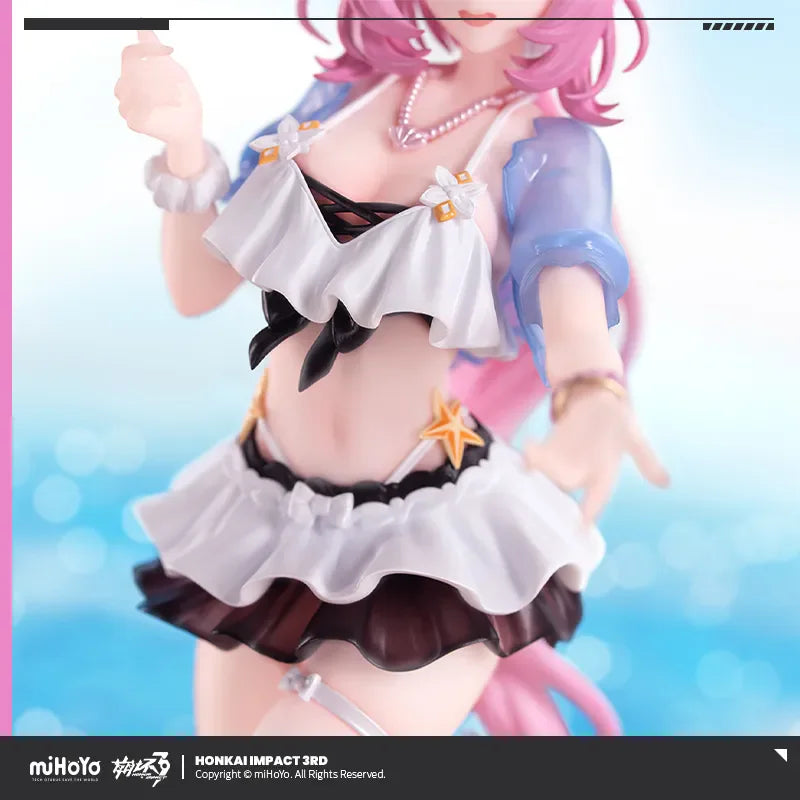 [Genuine] miHoYo Game Honkai Impact 3rd Elysia 1/8 Figure Summer Fairy Miss ver. Cartoon Doll Anime Accessory Cosplay Xmas Gifts
