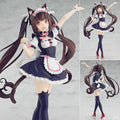 Nekopara Chocola Vanilla KO Figurine Cute Character Models Desktop Ornaments Trendy Toys Kawaii Garage Kit chassis statue Gift