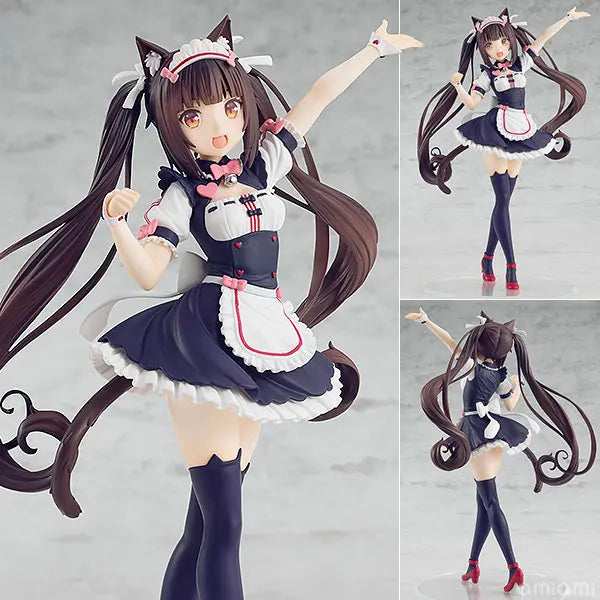 Nekopara Chocola Vanilla KO Figurine Cute Character Models Desktop Ornaments Trendy Toys Kawaii Garage Kit chassis statue Gift
