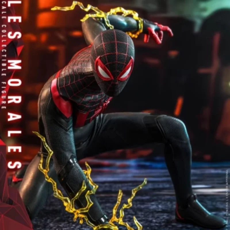Hot Toys Ht 1/6 Vgm46 Spider Man Miles Morales Action Figure 29.5cm Collectible Figure Birthday Gift