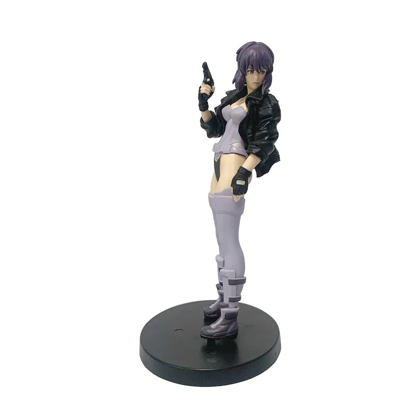 Hot 18cm Series Ghost in the Shell Motoko Kusanagi Anime Action Figure Assembly Model Toys Collectible Model Ornaments