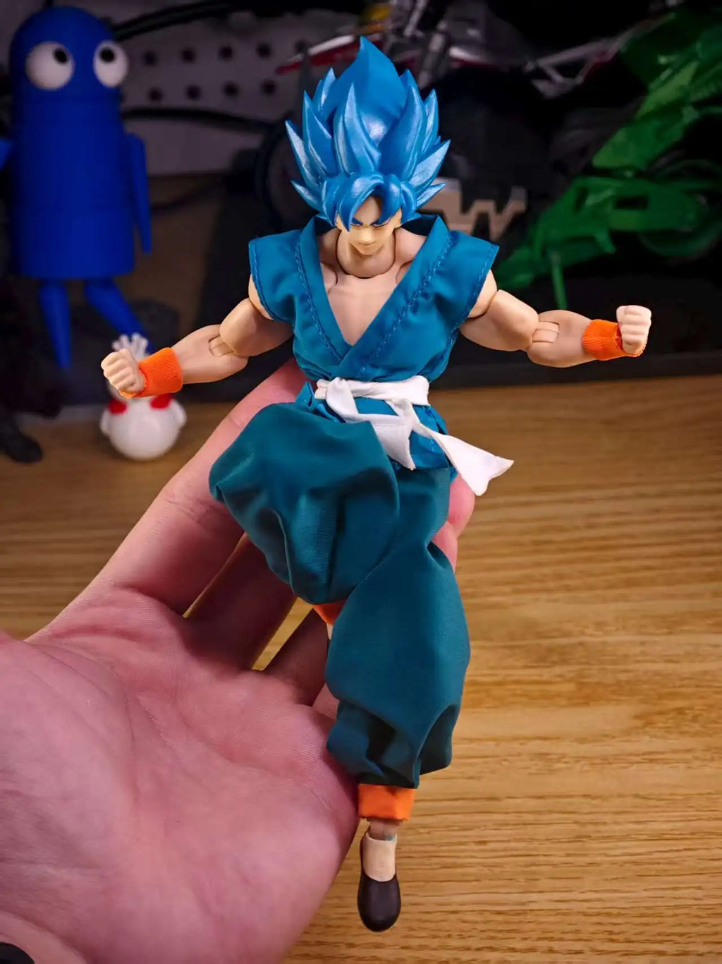Guko Robe In Stock New Dragon Ball Shf Series Figures Son Goku Daoist Robe Orang ...
