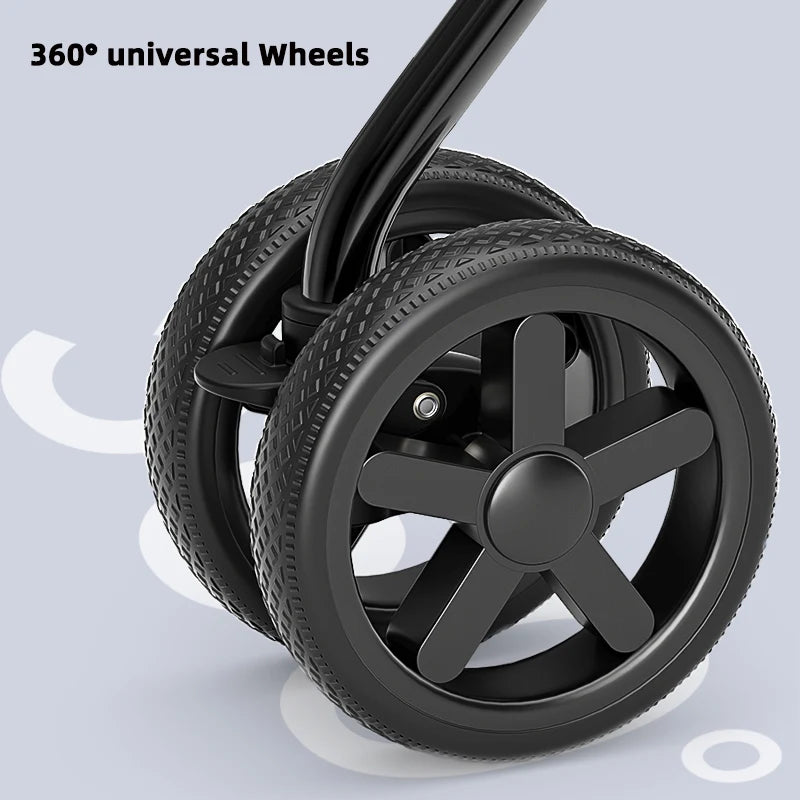 Bello Basic Pet stroller small Lightweight Fordable Cart Dog Cat Teddy Hand Cart Outgoing Pet Dog Cat