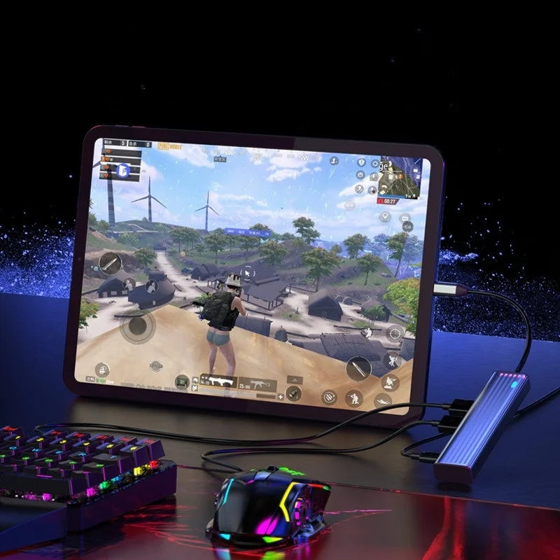 Cdragon Lingzha 4 Software Mobile Bluetooth Controller Game Keyboard Mouse Converter For Android Phone Tablet PC Mice Adapter