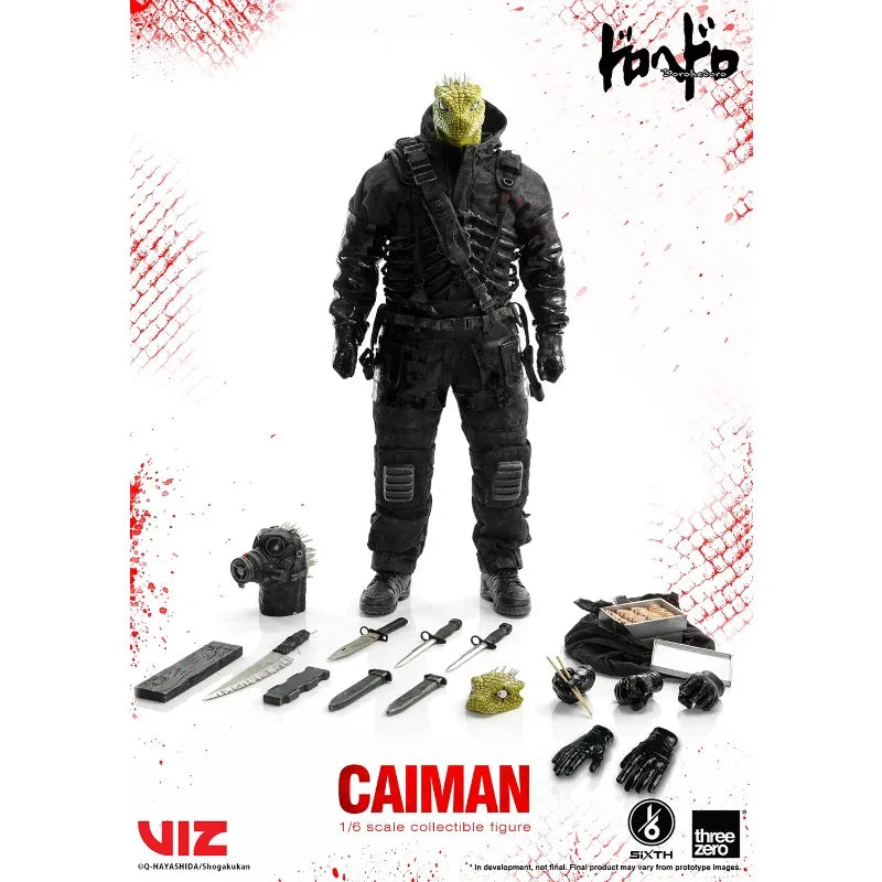 [In Stock] Threezero Original Threezero Monster Heart CAIMAN 1/6 Anime Finished Product Mobile Exquisite Model Handmade Toy Gift
