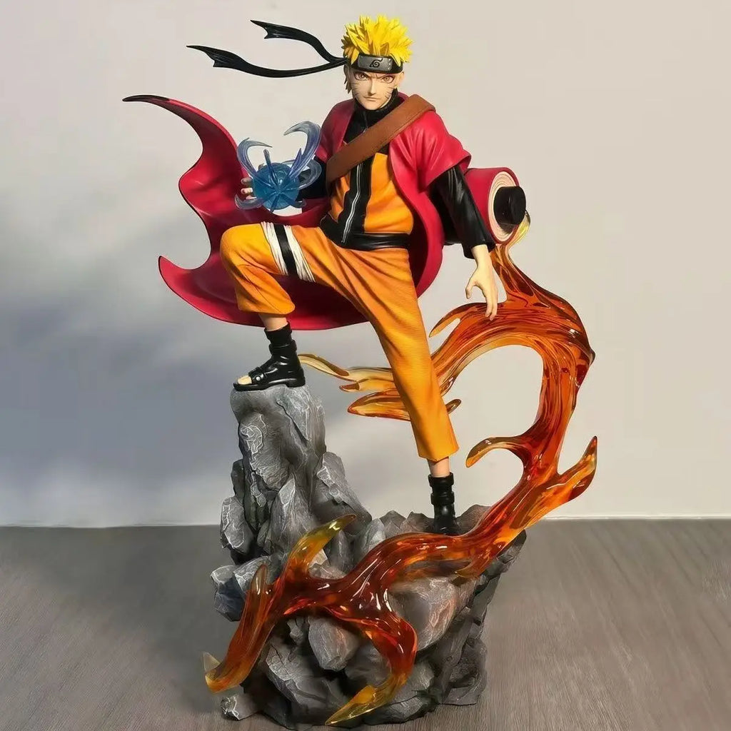 23cm Naruto anime figurine Uzumaki Naruto Uchiha Sasuke action model PVC statue desktop decoration series toy model