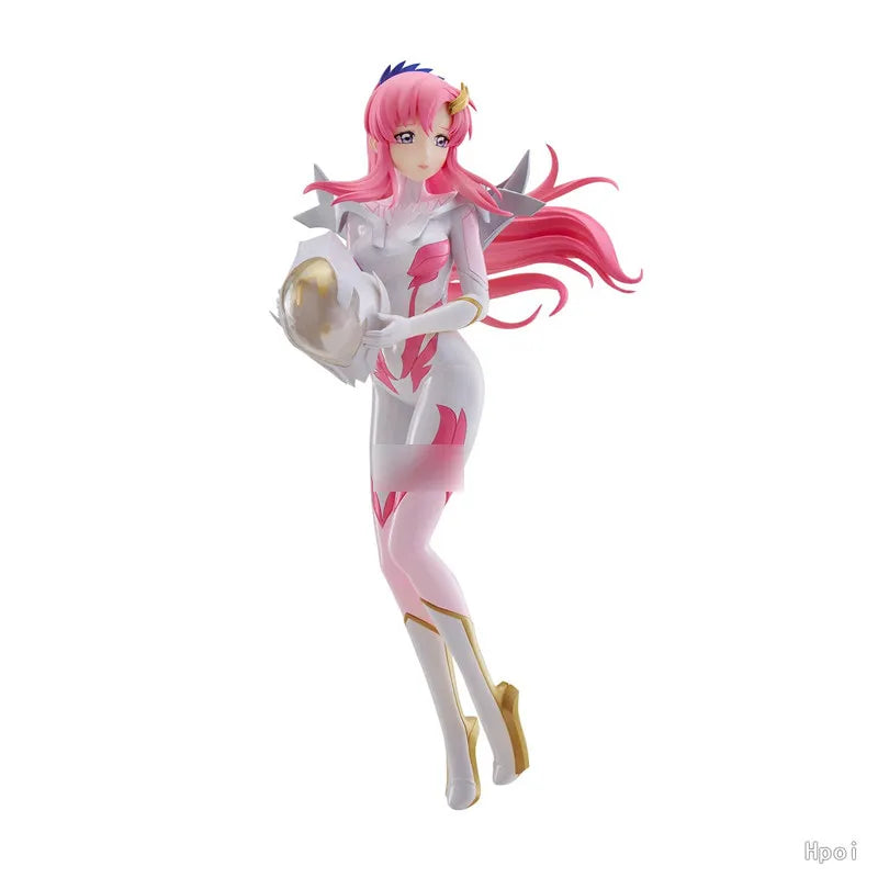 Banpresto Mobile Suit Gundam Lacus Clyne Prize Figure Glitter Glamours 26554 Pilot Suit Anime Collectible Model For Gundam Fans