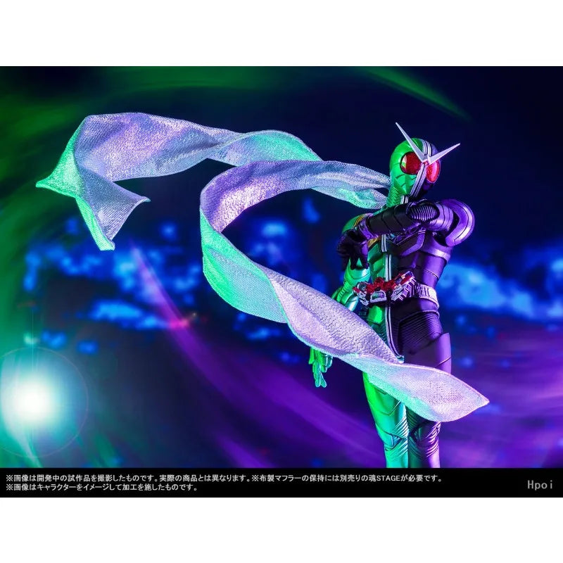 Bandai Genuine S.H.Figuarts Series KAMEN RIDER DOUBLE True Bone Carving Method Animated Commemorative Edition Movable Model