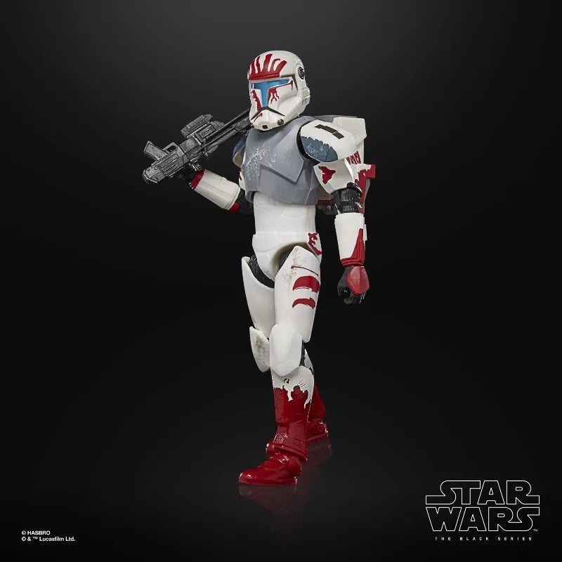 Genuine Hasbro Star Wars RC-1207 Sev Clone Commander Black Series 6-Inch Exclusive Assemble Toy for Boys Girls Kids Gift Model