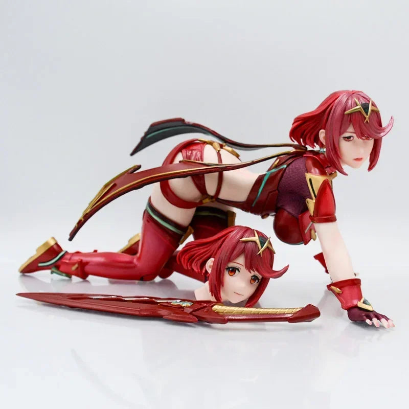 23cm Xenoblade Chronicles 3 Mio Anime Figure Pyra/Homura Action Figure Mythra/Hikari Figurine Game Statue Model Doll Toys Gifts