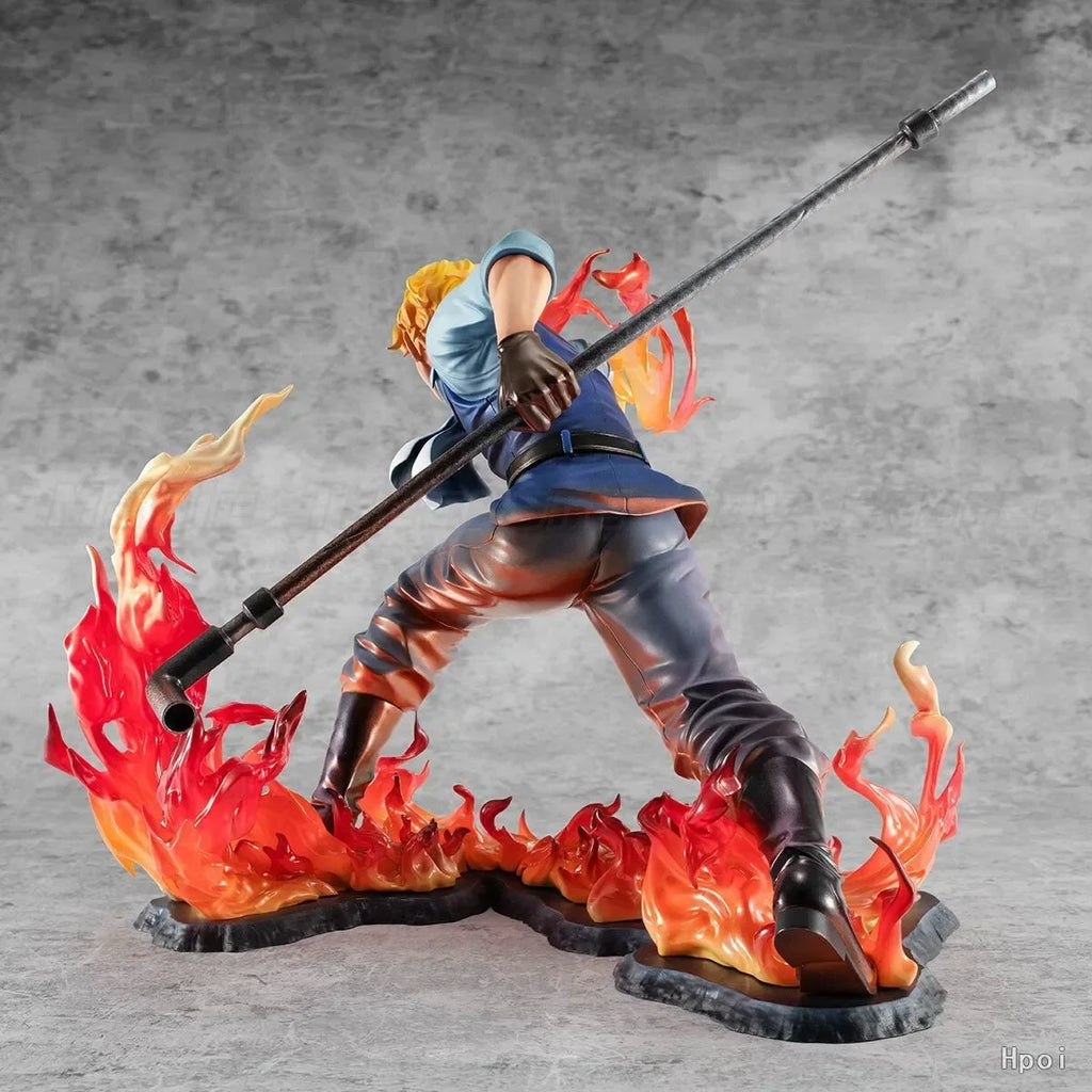 In Stock Original MegaHouse POP "LE" Series One of Navigator Sabo ~ Fire Fist Inheritance Anime Doll Figure Model Toys Gifts