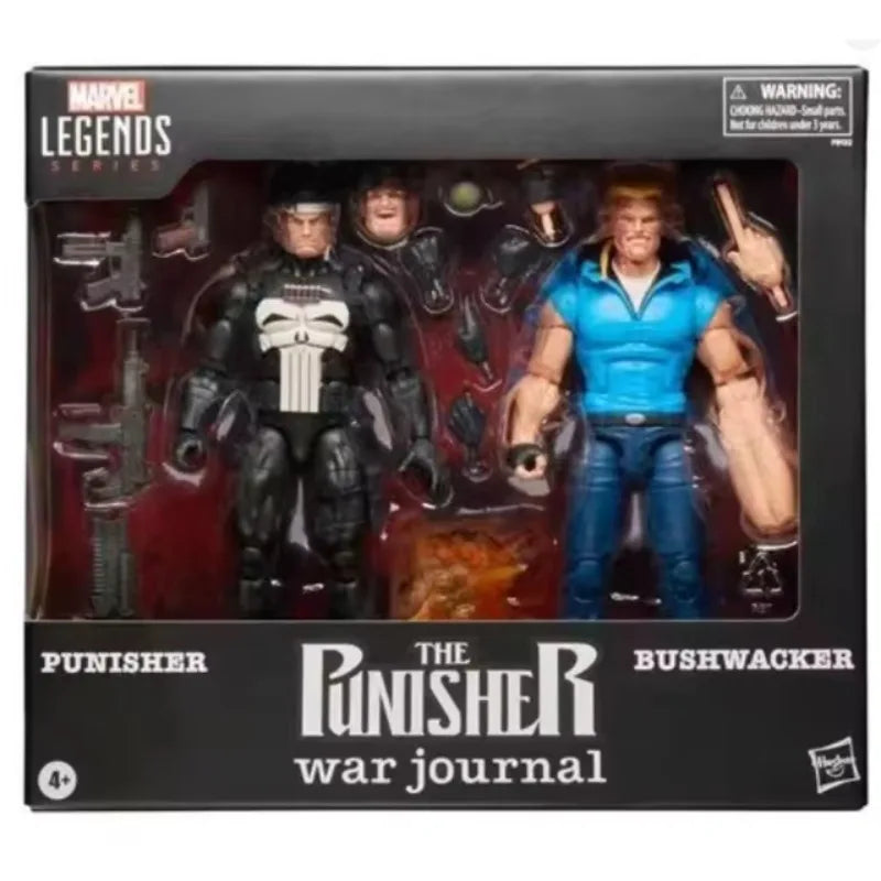 Original Marvel Legends Series Punisher and Bushwacker Action Figure Model Toys Gift Collection