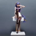 New 41.5cm Anime Genshin Bathroom Impact Figure Raiden Shogun Action Figures Pvc Statue Model Collection Toys Gifts Fans