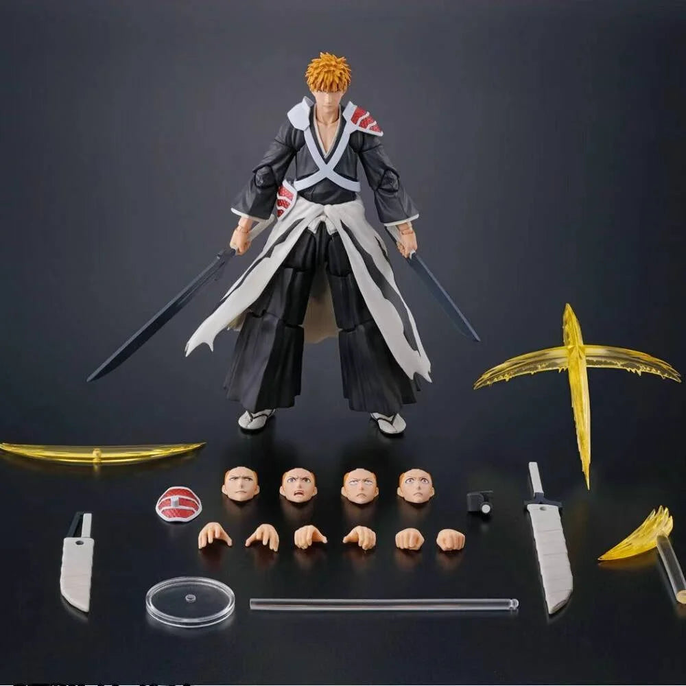New Shinigami Anime Figure Kurosaki Ichigo Action Figures Bleach  The Thousand Year Blood War Kurosaki Ichigo Statue Model Toys