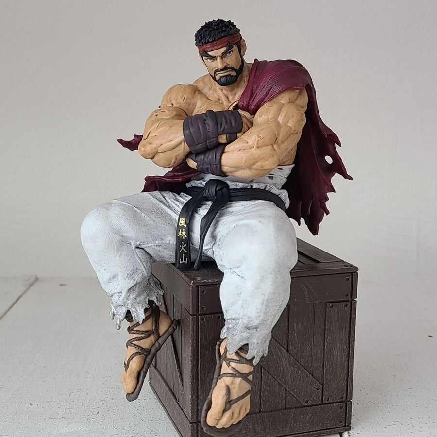 14cm Street Fighter 6 Anime Game Figure Ryu Action Figure Noodle Stopper Ryu Figurine Room Decorations PVC Collection Model Toys