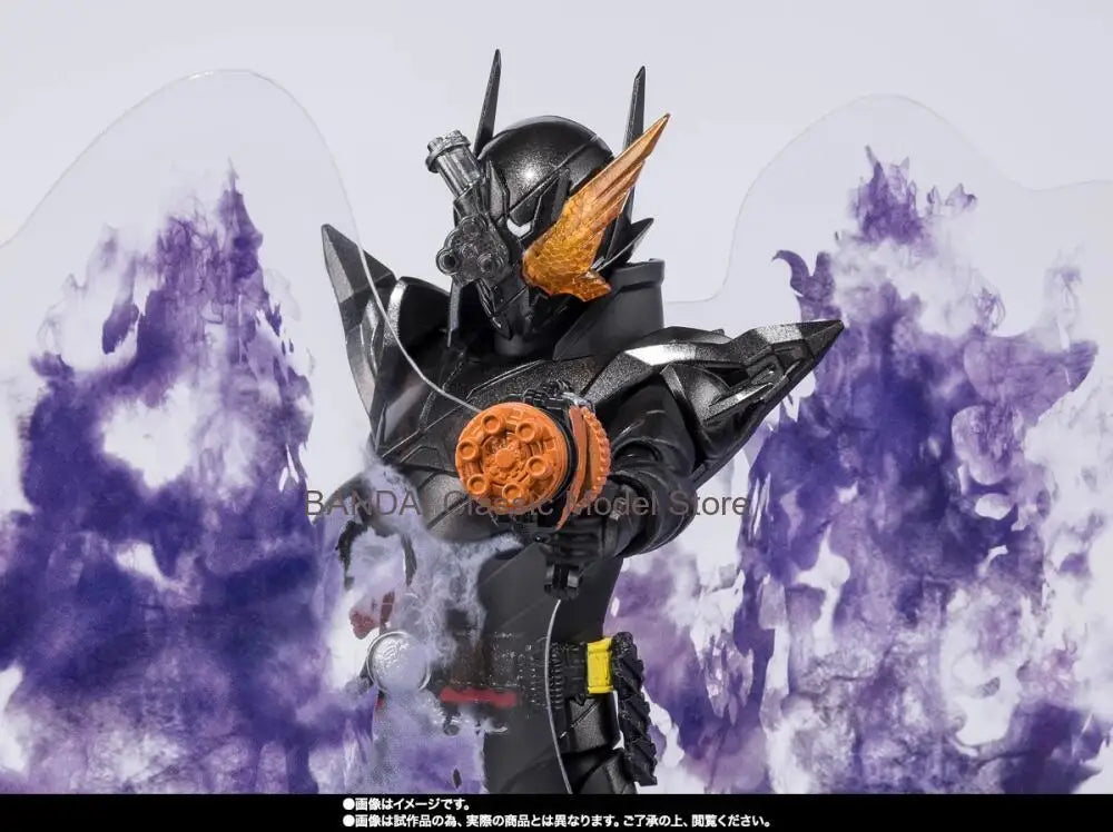 Original Genuine Model BANDAI SHF Kamen Rider 15cm Build Rabbittank Hazard Form Figure Anime Figurine Collections Toys Gifts