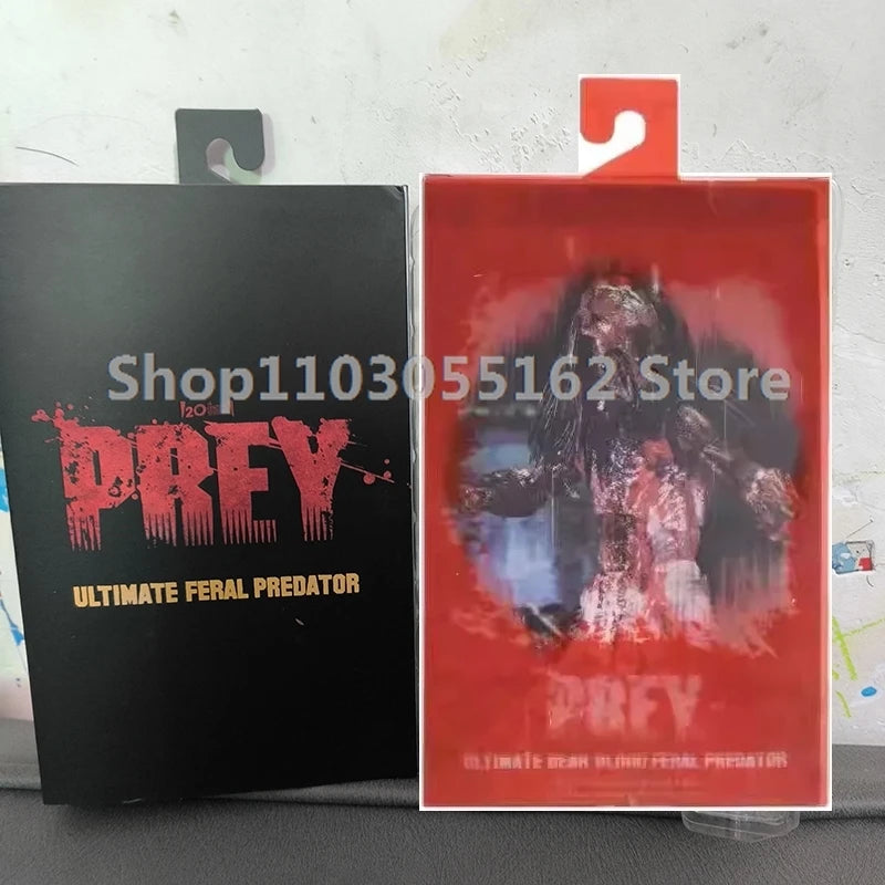 NECA Prey Ultimate Bear Blood Feral Predator Action Figure Anime Collectiblble Model Birthdsay Gifty