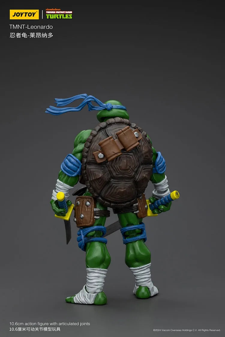 JOY TOY TMNT Leonardo Actionfiguren Originalpuppe Dekoration Geschenksammlung Garage Modellbausätze
