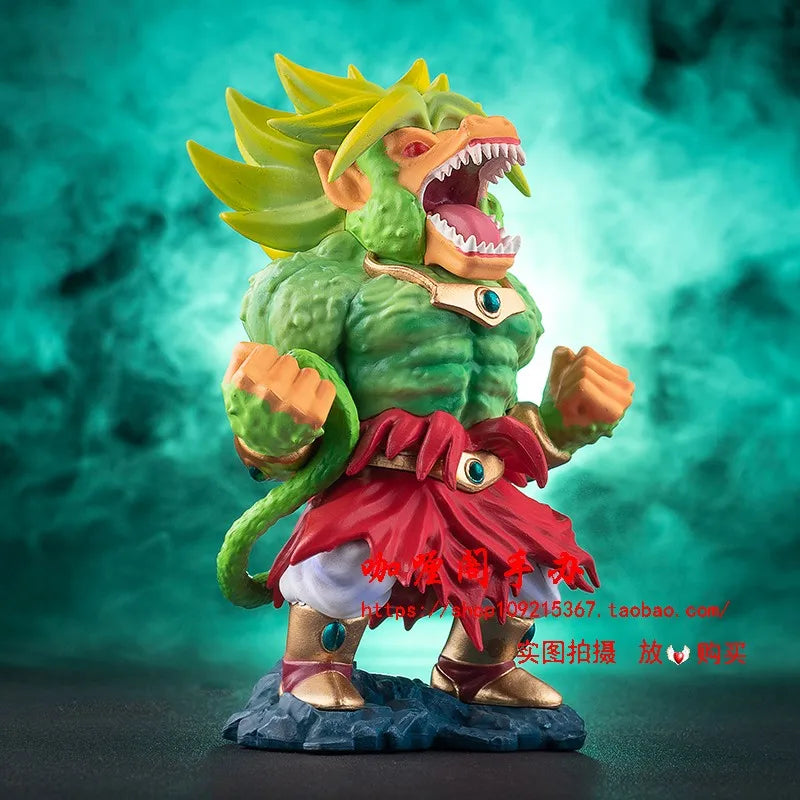Japanese Bandai Genuine Scale Model Dragon Ball Golden Ape Vegeta IV Orangutan Son Goku Q Version Hand Model Action Figure Toy