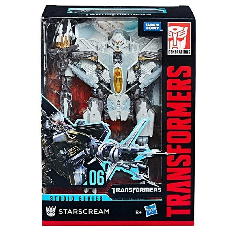 Takara Tomy Hasbro Transformers Studio Series Ss06 Voyager Class Movie Starscream Seibertron Anime Action Figures Robot Model