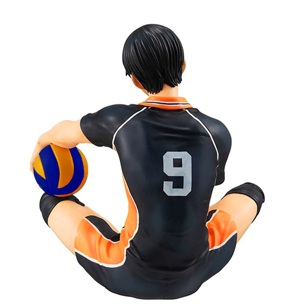 Anime Shoyo Hinata Tobio Kageyama Figure Sitting Pose Action Figure PVC model desktop ornaments Collection child toy Gifts 10cm
