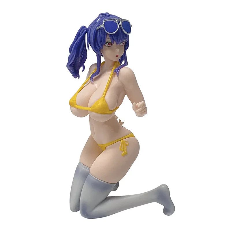 Anime Azur Lane Rn Pola Figur Unfall am Wasser Badeanzug Ver Kniende Haltung Actionfiguren Hentai Sexy Figuren Modell Puppe