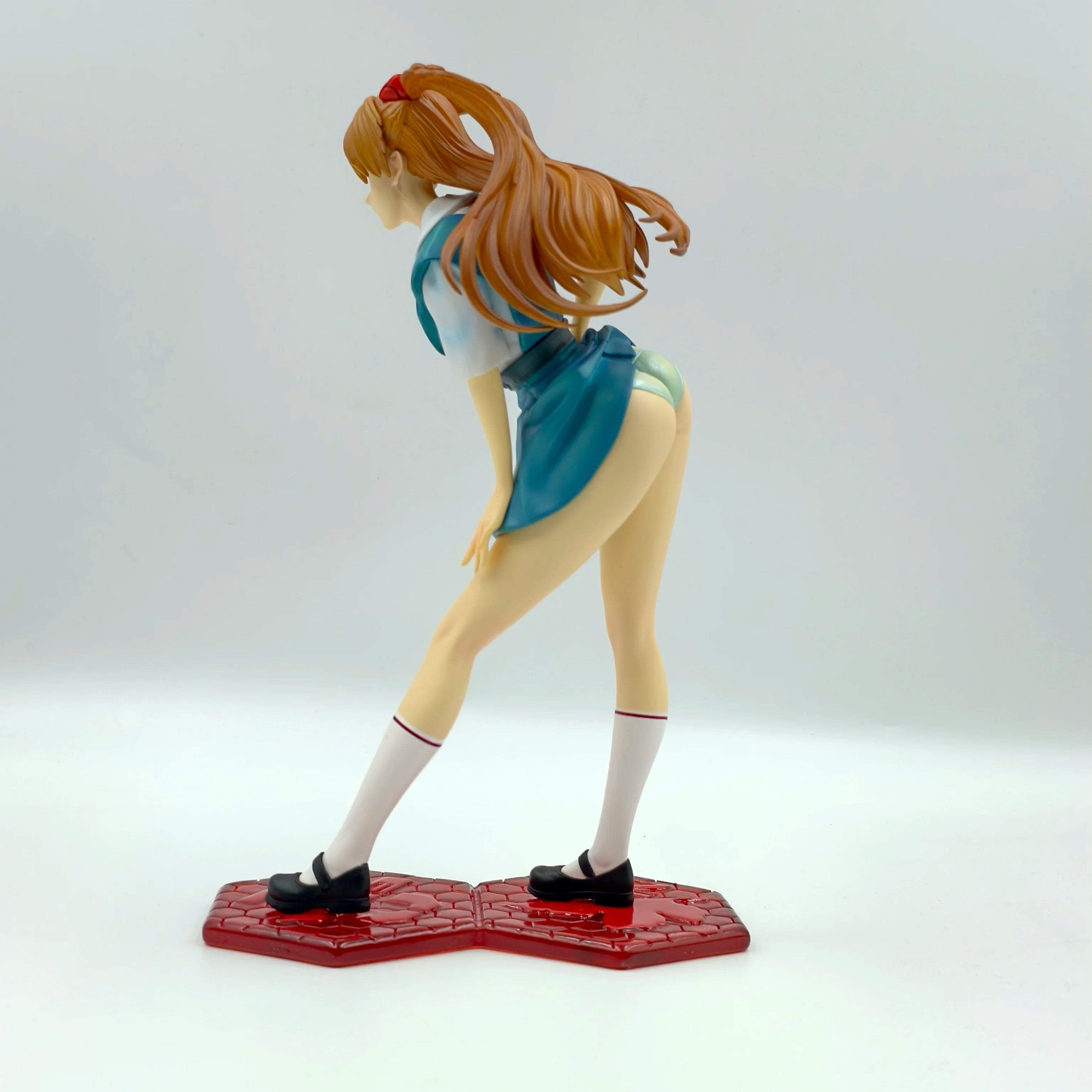 20cm 7.8 inch Anime Asuka Langley Soryu Action Figures Pvc Statue Desktop Ornamen Collection Statue Model Decoration Room Desk T